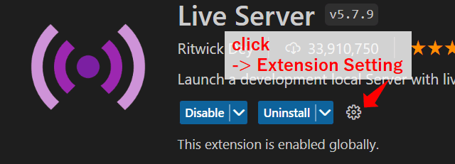 How to configure Live Server